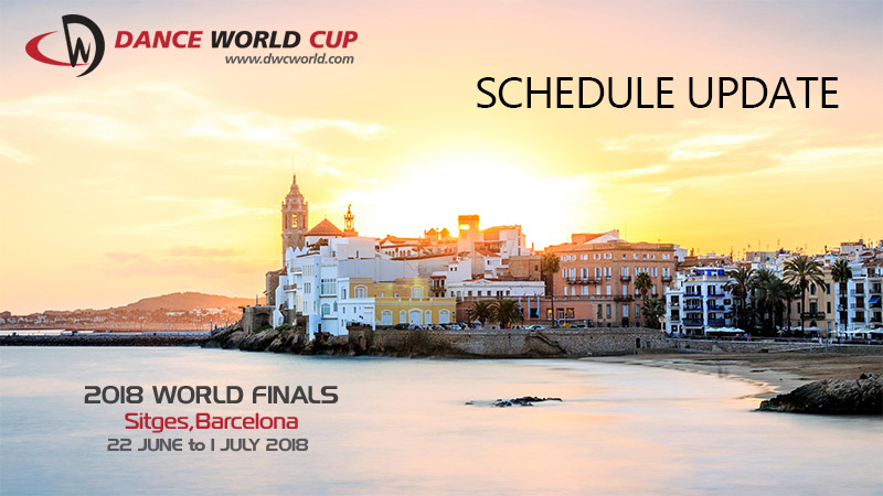 Schedule Update - 2018 World Finals Schedule Update - 2018 World Finals
