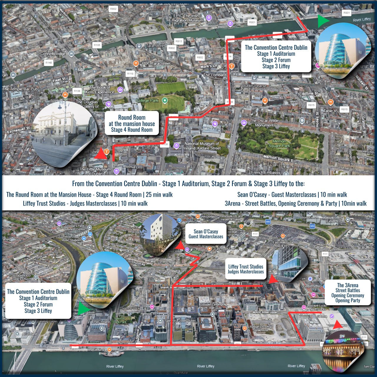 Dublin Venues Map