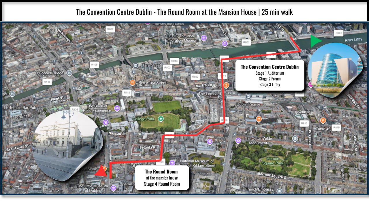 Dublin Venues Map