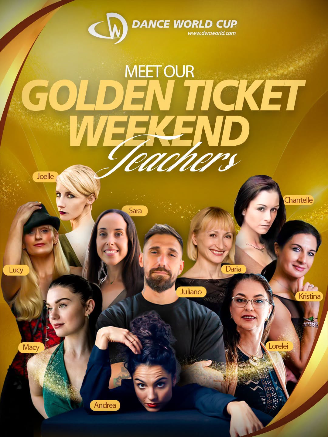 Meet our Golden Ticket Weekend Teachers
